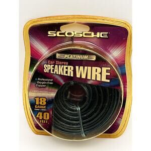 Scosche KS1840P 18 Gauge Platinum Series Purple Speaker Wire Spool 40 ft Sealed